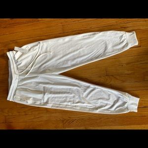 Zac & Rachel medium “atlas ivory” joggers